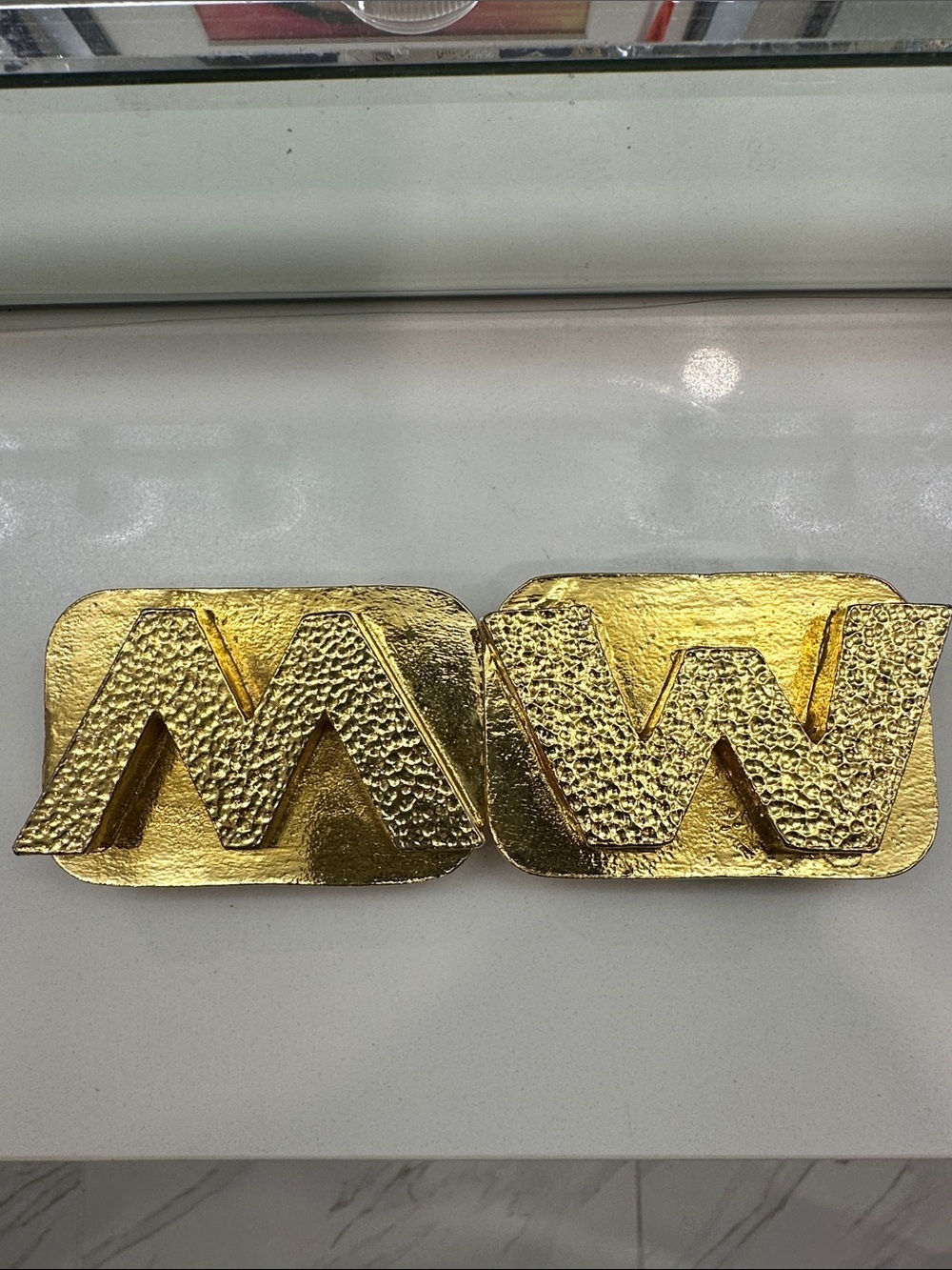 Vintage Gold Plated MiMi di M belt buckle